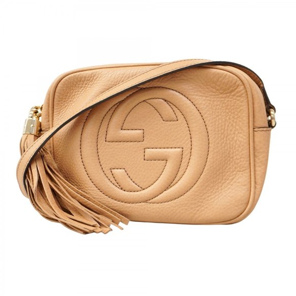 GUCCI Brown Leather Shoulder Bag - Picture 1 of 11
